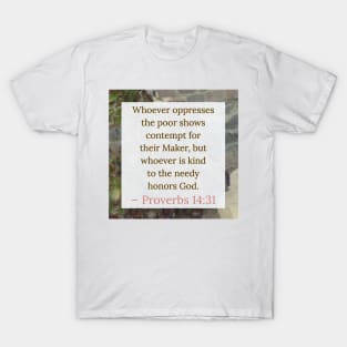 7Sparrows Proverbs 14:31 T-Shirt